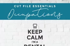 Dental hygienist svg - a dental worker design for crafters Product Image 2