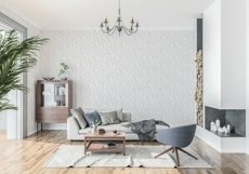 Wall mockup - Wallpaper mockup - Living room scene Product Image 13