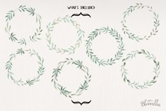 Leaves Wreaths 7 Watercolor Greenery Foliage Hand Painted Product Image 3