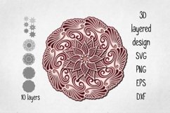 3D layered mandala Product Image 1