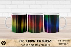 Mug Sublimation Designs , Abstract Neon Line Sublimation Product Image 1
