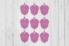 Acorn ring template svg dxf png ai files Product Image 1