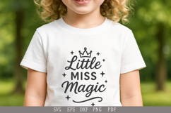 Little Miss Magic - SVG Design for Baby T-Shirts and Gifts Product Image 2