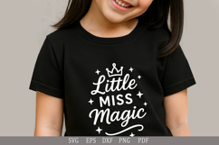 Little Miss Magic - SVG Design for Baby T-Shirts and Gifts Product Image 3