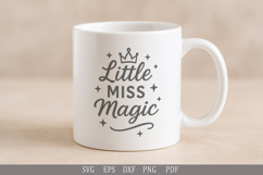 Little Miss Magic - SVG Design for Baby T-Shirts and Gifts Product Image 5