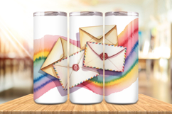 Valentine’s Day Love Envelope Tumbler Wrap PNG Big Bundle Product Image 4