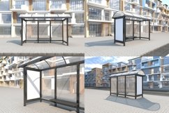 Bus Stop Bus Shelter Mockup Vol- 30 Product Image 2