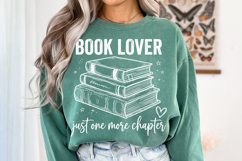 Book Lover PNG Just One More Chapter Reading Product Image 9