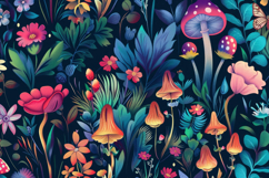 Colorful Flowers Background Wallpaper Product Image 1