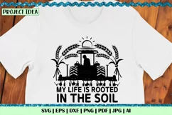 My life is rooted in the soil W | Farming | Tractor | Wheat Product Image 2