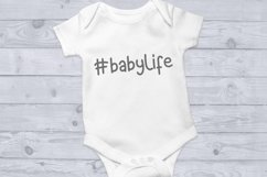 Baby Life Hashtag SVG Cut File Product Image 2