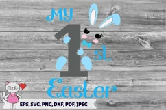 My First Easter Svg T-shirt Design Boy shirt svg Product Image 2