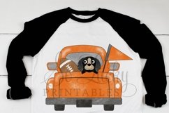 Football truck hound dog watercolor sublimation desi Product Image 2