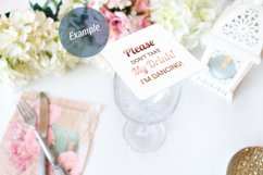 Drink Coaster Mockup, Wedding Mockup, Square coaster, 944_B Product Image 2
