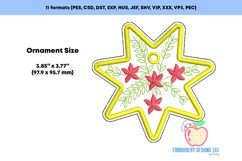 Christmas Decorative Star Ornament Embroidery Product Image 2