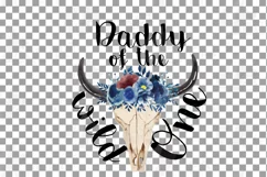 Wild One navy blue and blush floral shirt png, family shirt Product Image 9