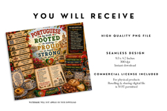 Portuguese Pride Heritage Tumbler Wrap Product Image 2