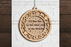 I'll see you Memorial Suncatcher ornament svg Double Sided Product Image 2