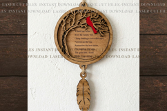The limb has fallen Memorial Suncatcher ornament svg Doubles Product Image 1