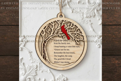 The limb has fallen Memorial Suncatcher ornament svg Doubles Product Image 3