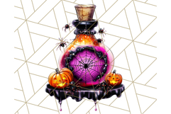 Bright Halloween Potion Bottle PNG Clipart, Holiday Elements Product Image 4