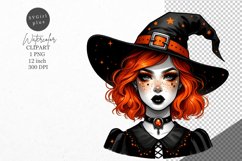 Halloween clipart, Witch clipart, Gothic clipart Product Image 1