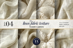 Linen Textures Digital Paper | Linen Fabric pattern Product Image 1