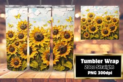 Bamboo Grove 3D Tumbler Wrap - Sublimation Product Image 1
