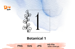 Botanical Monogram Product Image 1