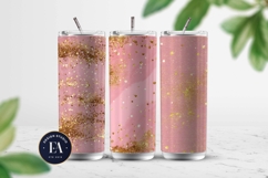 Pink Gold Shimmer Digital Paper, Glitter Texture Product Image 2