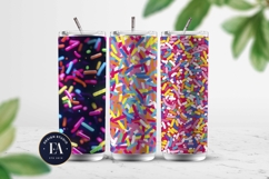 Sprinkles digital paper | Colorful Rainbow Sprinkles Product Image 2