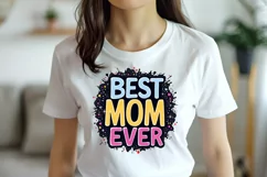 Best mom ever clipart | Mothers day Sublimation design png Product Image 4