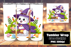 20oz Sublimation Gift Template , Easter Bunny Product Image 1