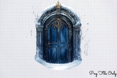 Gothic Spooky Winter Clipart PNG Product Image 1