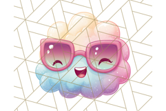 Kawaii Weather Clipart PNG, Cute Pastel Weather Icons Product Image 4