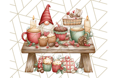 Scandinavian Christmas Gnomes Clipart PNG, Cute Gnome Png Product Image 4