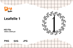 Leafelle Monogram Product Image 1