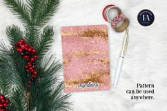 Pink Gold Shimmer Digital Paper, Glitter Texture Product Image 4