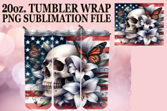 Tender love 20oz tumbler wrap, Skull USA Product Image 1