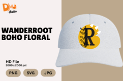 Wanderroot Boho Floral Monogram Product Image 1