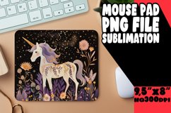 Merry Unicorn Wonderland Mouse Pads Product Image 1