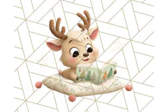 Santa’s Pajama Day Clipart, Cute Christmas Bedtime PNG Product Image 4