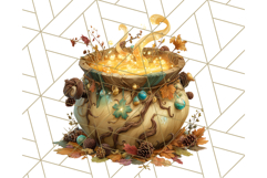 Woodland Potion Clipart Forest Apothecary Elements PNG Product Image 4
