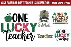 St Patricks Day Teacher Sublimation PNG Product Image 1