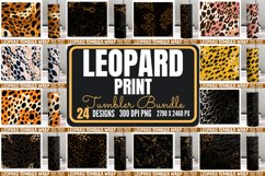 Leopard Print Tumbler Wrap Sublimation Bundle Product Image 1