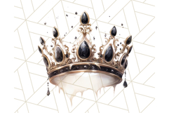 Dark Enchanted Princesses, Gothic Fairy Tale Clipart PNG Product Image 4