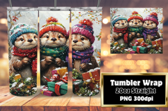 CHARMING 20oz Tumbler Template , Cute Xmas Product Image 1