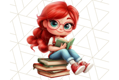 Teacher at Work Clipart, Teaching PNG, School Graphics Product Image 28
