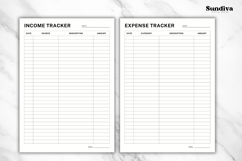 Editable Income &amp; Expense Tracker Sheet Template 1 Product Image 3
