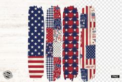 4th Of July Brushstrokes Clipart Product Image 1